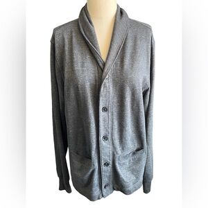 Gap Gray professors button up cardigan men’s XL